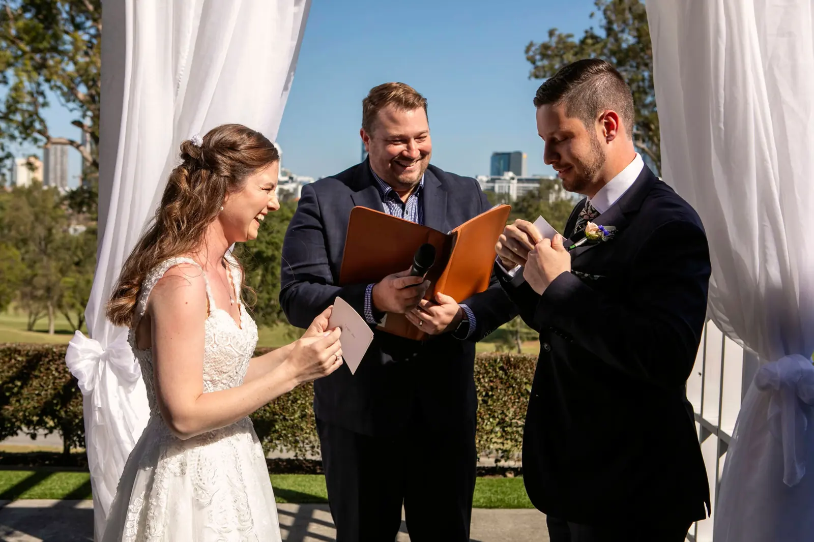 Herston, Brisbane wedding ceremony with celebrant Ben Cooper